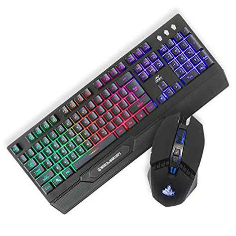 Ant Esports KM500W Gaming Backlit Keyboard and Mouse Combo, LED Wired ...