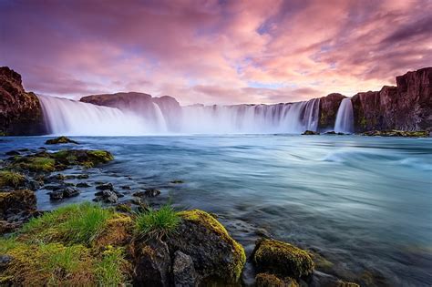 HD wallpaper: waterfall, Seljalandsfoss Waterfall, Iceland, scenics - nature | Wallpaper Flare