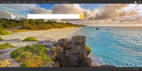 Bing Homepage Features Bermuda Beach - Bernews