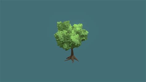 Ghibli Tree - 3D model by MihaiZ [b7b12e9] - Sketchfab