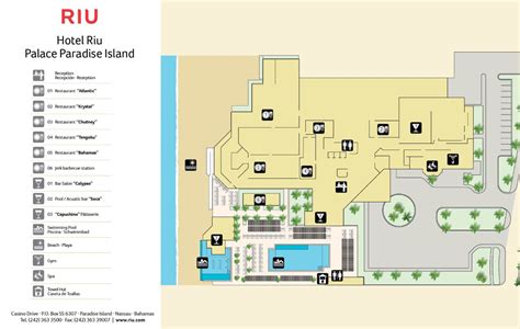 Resort Map | Riu Palace Paradise Island | Bahamas