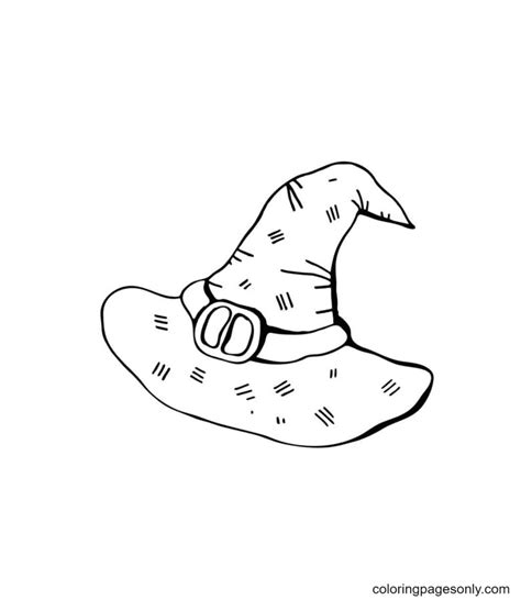 98 Witch Hat Coloring Pages - ColoringPagesOnly.com