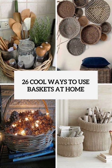 41 Gorgeous Home Decor Gift Ideas 33 #décoration | Home decor baskets, Basket decoration, Basket ...