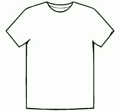 T Shirt Template - ClipArt Best