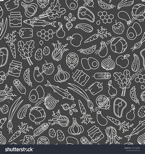 Food Pattern Wallpaper