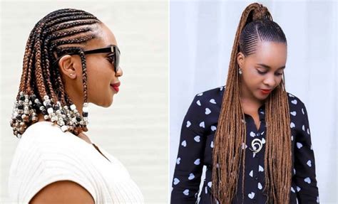 Beautiful Cornrows Hairstyles : Blonde cornrows for black hair.