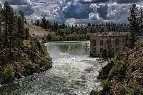 Nine Mile Falls Dam. Photograph by Rusty Jeffries - Pixels