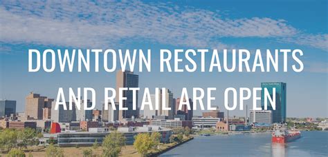 Downtown Toledo Restaurants and Retail Are Open | Downtown Toledo