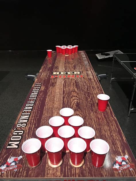 Beer Pong Table Rental Game - Lets Party