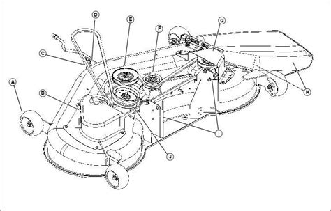 John deere 48 inch mower deck belt diagram