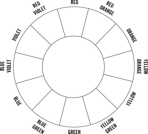 Free Printable Color Wheel Charts (Free PDF Downloads)