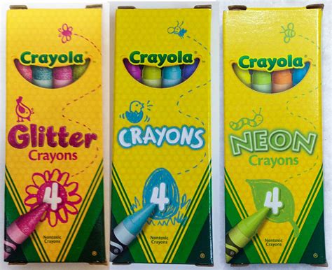 Jenny's Crayon Collection: Crayola 4 Count Boxes