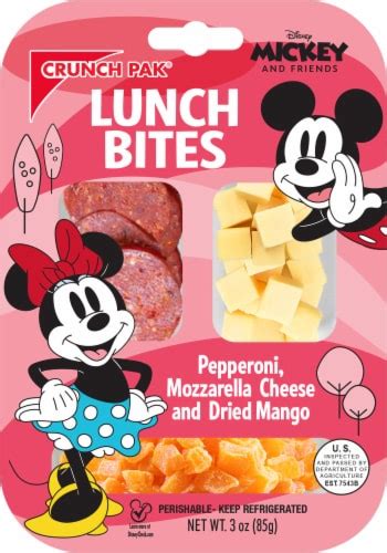 Crunch Pak® Mickey Mouse Pepperoni Mozzarella Cheese & Dried Mango ...