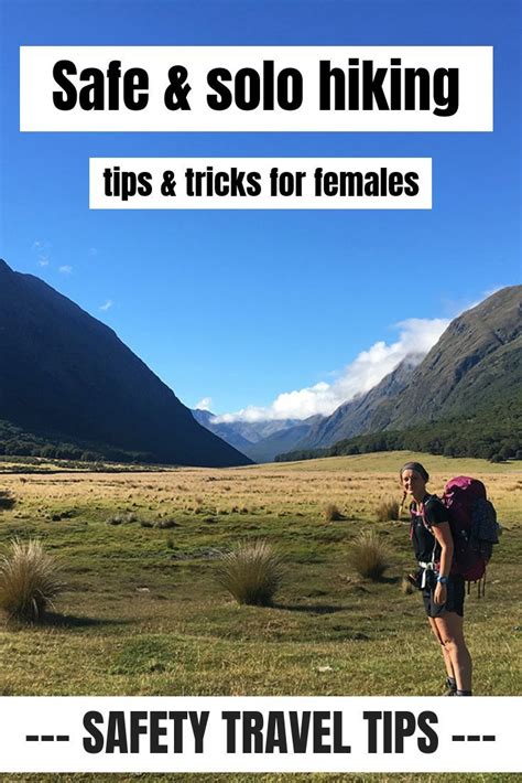 My tips for hiking alone as a female. Whether you hike around your hometown or in the mountains ...