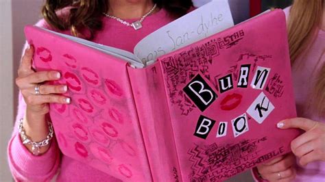 Mean Girls Burn Book Letters