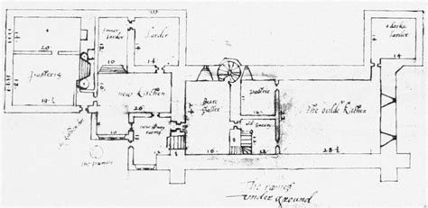 Plate 41: Cranborne, The Manor House, Early plans | British History Online