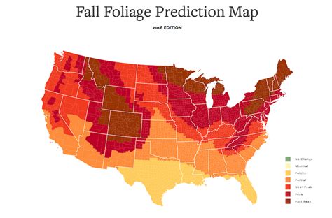 This Interactive Fall Foliage Map Shows You When Leaves Start Changing Color | Map