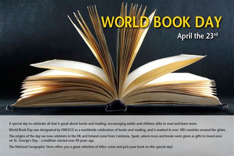 World book day, by National Geographic National Geographic, Special Day ...