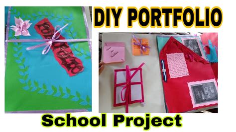 DIY STUDENT PORTFOLIO | Simple and Easy Folder Design Ideas 2021 School Project - YouTube