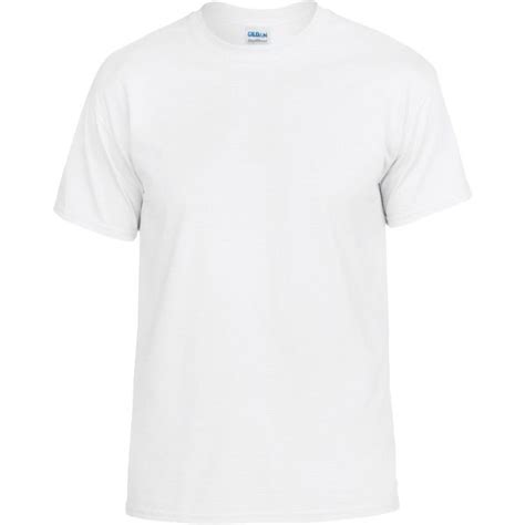 Logo Gildan Dryblend Classic Fit Adult T-Shirts (Men's, White)