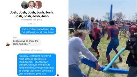 The 'Josh Fight' Meme Actually Happened IRL, Horde Of Joshes Met In A Cornfield To Beat Each ...