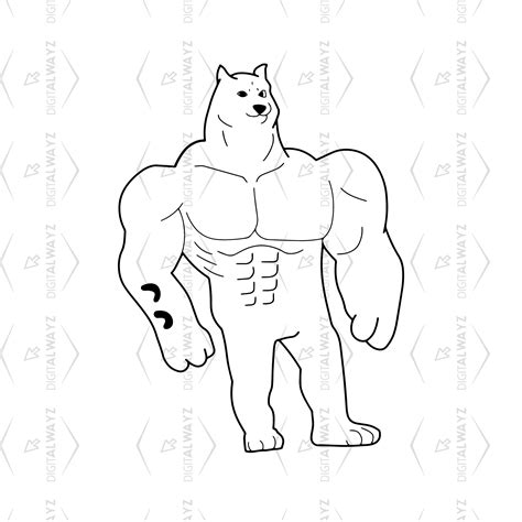 Swole Doge SVG - Etsy