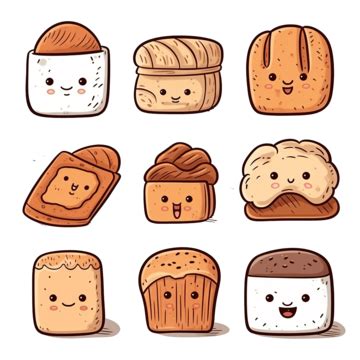 Doodle Cartoon Bread, Car Drawing, Cartoon Drawing, Bread Drawing PNG Transparent Image and ...