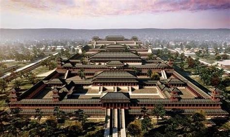 A reconstruction of the Han Dynasty Weiyang Palace in in Xi'an, Shaanxi Province by Yang H ...