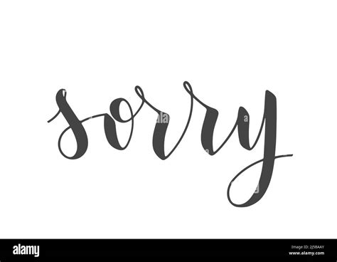 Apology letter hand writing Stock Vector Images - Alamy