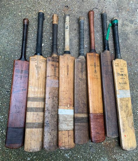 Old Vintage Cricket Bat Used in the UK wooden 1940-1950 | Etsy