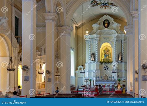 Interior of St. Dominic Church in Macao, China Editorial Photo - Image ...