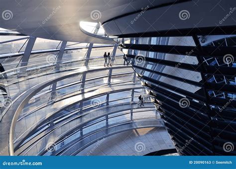 Inside the Reichstag Dome editorial stock photo. Image of diminishing ...