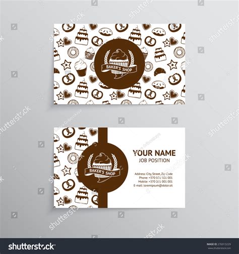 12,080 Business card for bakery Images, Stock Photos & Vectors | Shutterstock