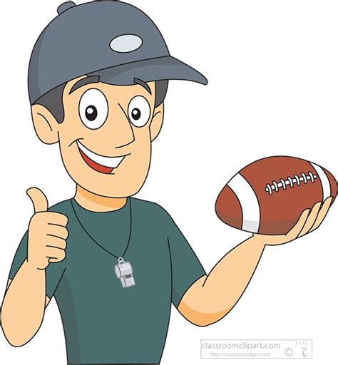 Football Coach Clip Art