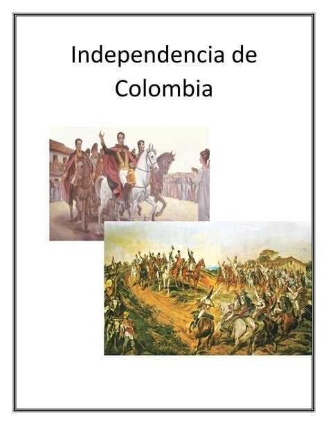 Independencia de colombia (1) by julian1212 - Issuu