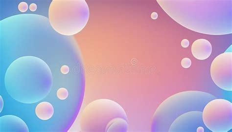 Abstract Gradient Pink and Blue Bubble Background Wallpaper. Stock Illustration - Illustration ...