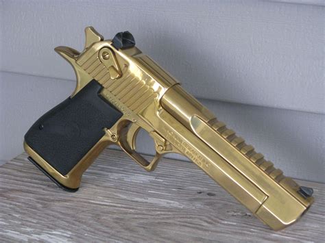 Magnum Research Desert Eagle 50AE Titanium Gold... for sale