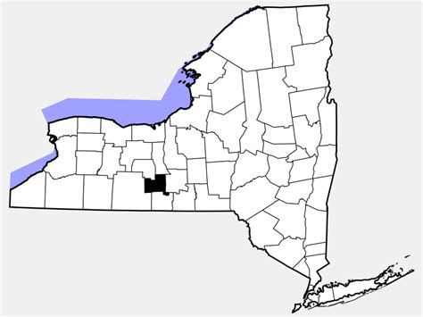 Schuyler County, NY - Geographic Facts & Maps - MapSof.net