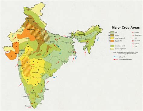 Indian Agriculture Map