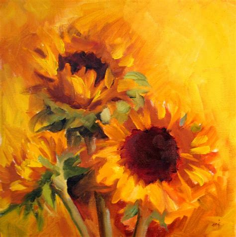 sunflowers | Flower painting, Sunflower art, Sunflower painting