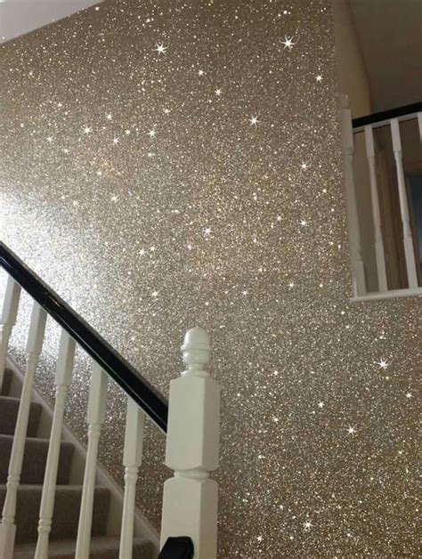 Pin by 🐾Tammy🐾 Knutson on Home | Glitter accent wall, Glitter paint for walls, Glitter room