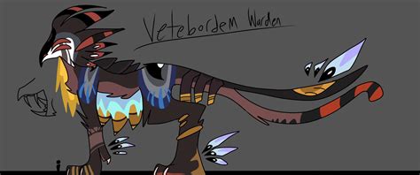 Vetebordem Warden / Hybrid drawing (Vetemorten + Boreal Warden) | Roblox Creatures of Sonaria Amino