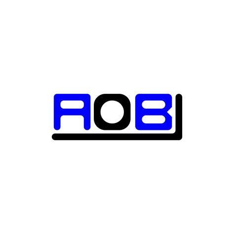 AOB letter logo creative design with vector graphic, AOB simple and modern logo. 17634052 Vector ...