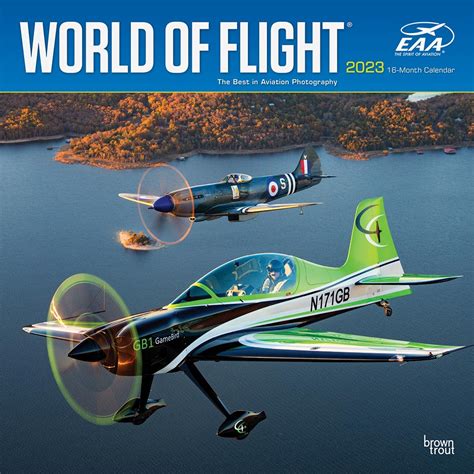 World of Flight EAA Airplanes | 2023 Square Wall Calendar | Father’s Day – BrownTrout