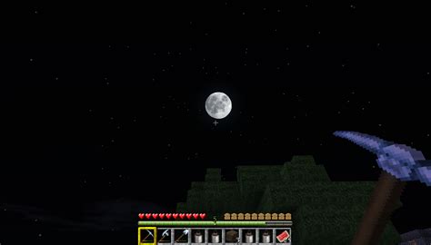 Minecraft texture pack full moon..The moon threw my eyes.....moon be creepin. : gaming