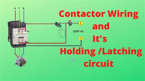 Latching Contactor Circuit Diagram