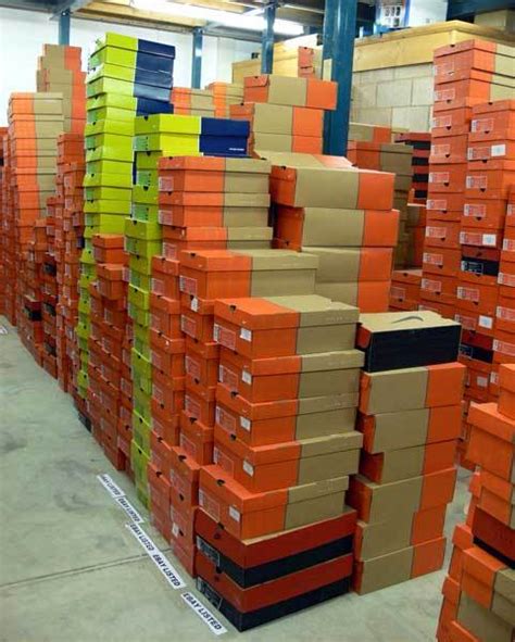 26 pallets of branded shoes and trainers including Nike and Timberland