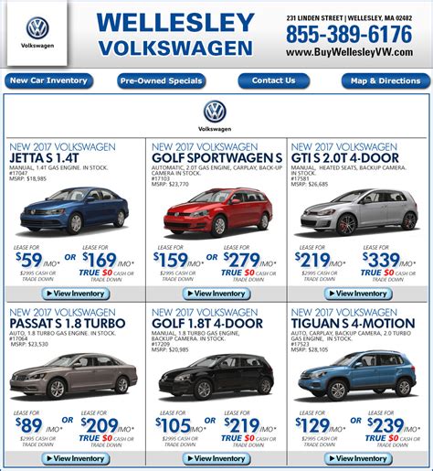 Massachusetts Volkswagen Dealers: Wellesley Volkswagen Mass