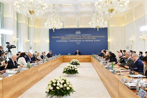 President Ilham Aliyev attended international conference on “Shaping ...