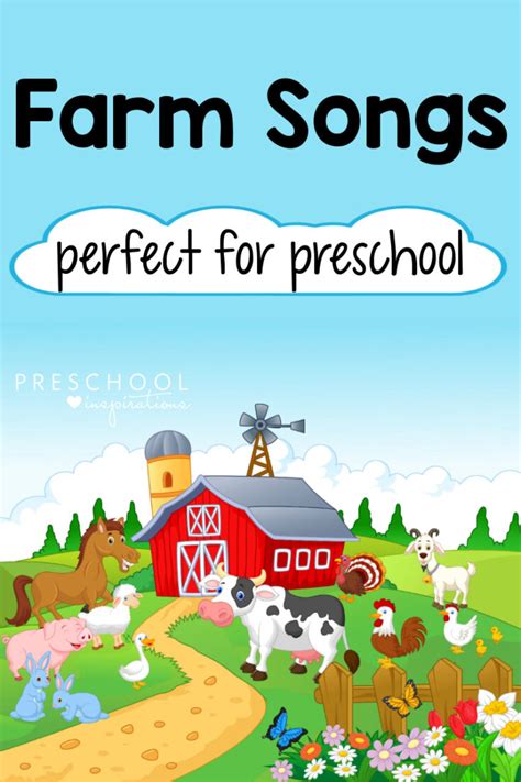 Farm Songs - Preschool Inspirations